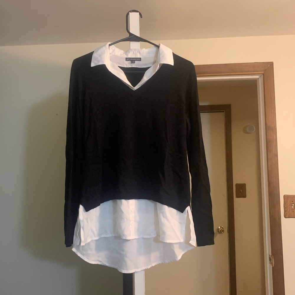 Adrianna Papell Black Sweater